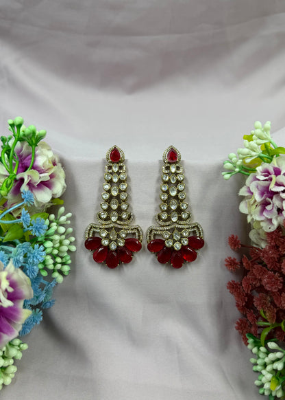 Maria Victorian Moissanite Earring