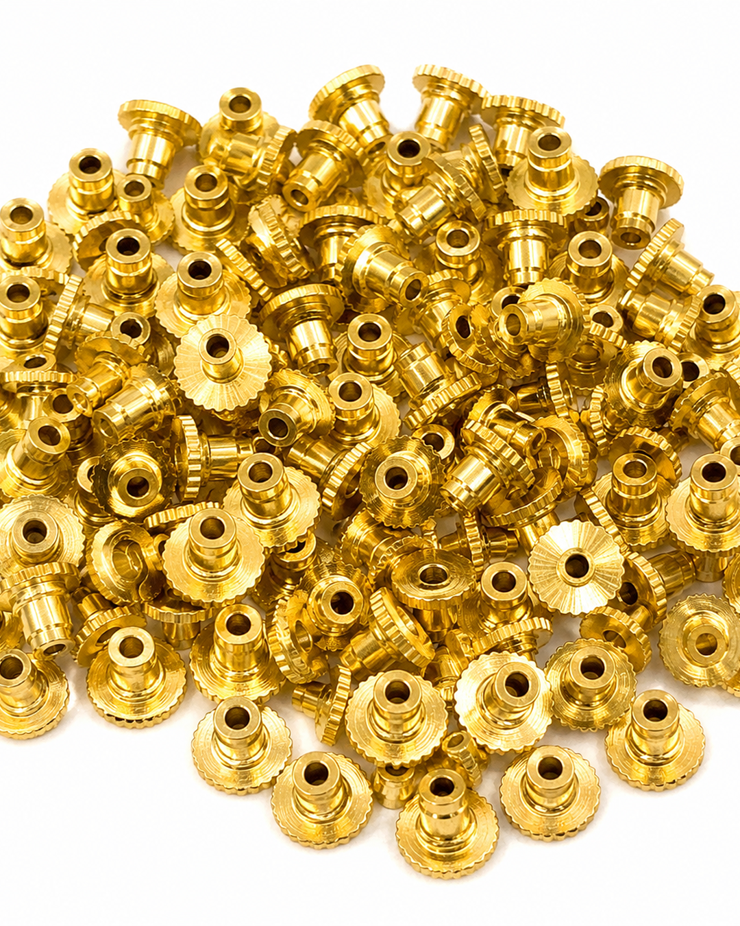 Premium Brass Earring Back Stopper Grip Studs 20 Pcs