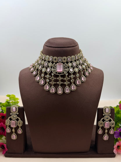Tanvi Victorian Choker Necklace Set