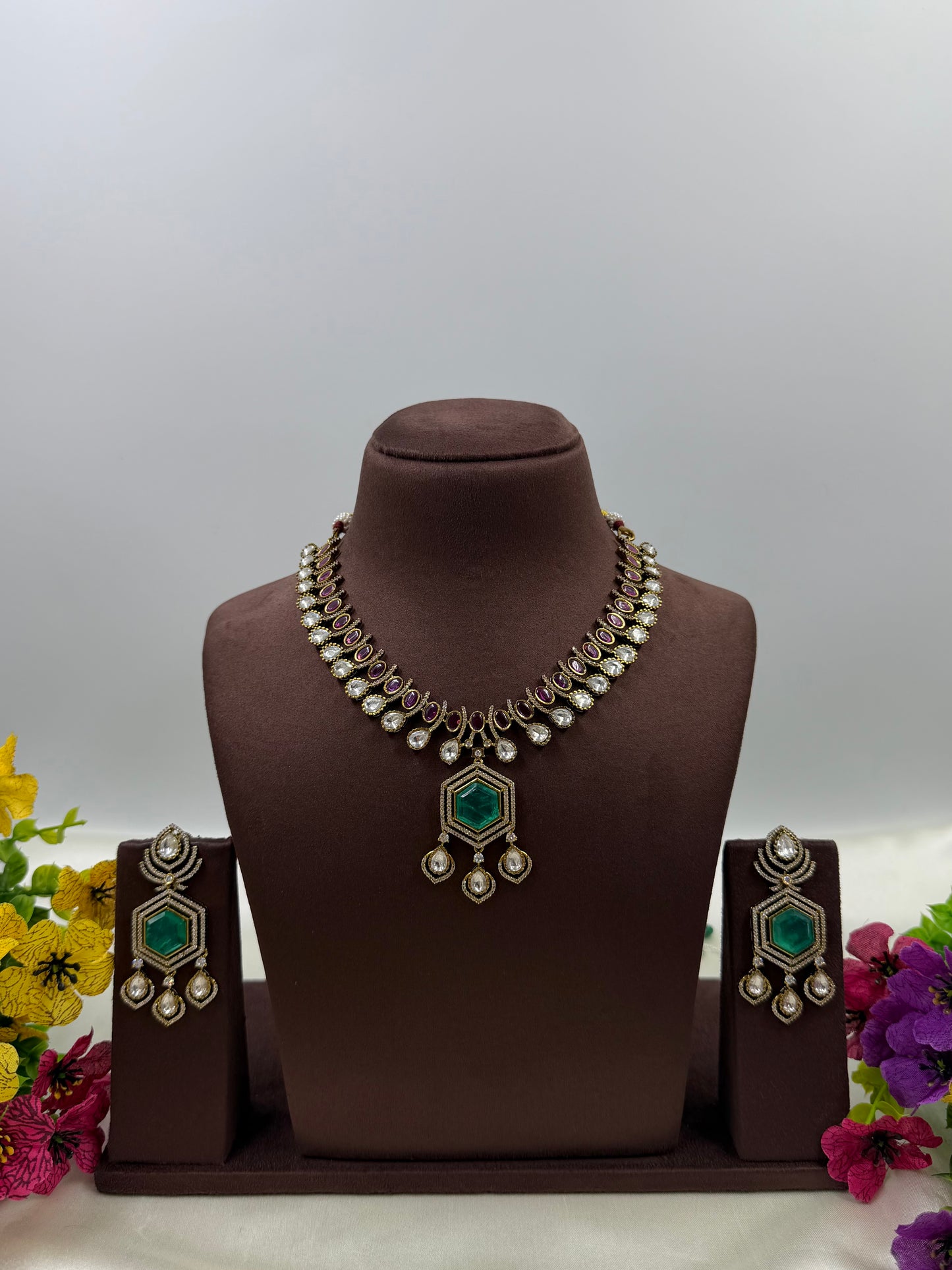 Sneha Victorian Necklace