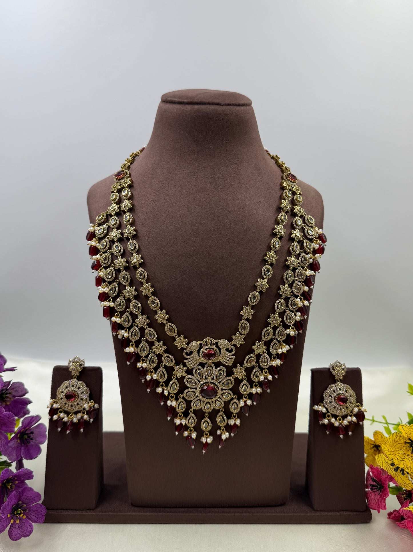 Hansa Victorian Long Necklace Set