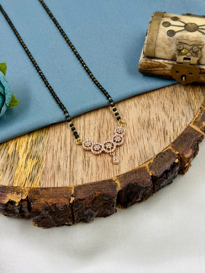Sara Rose Gold Mangalsutra