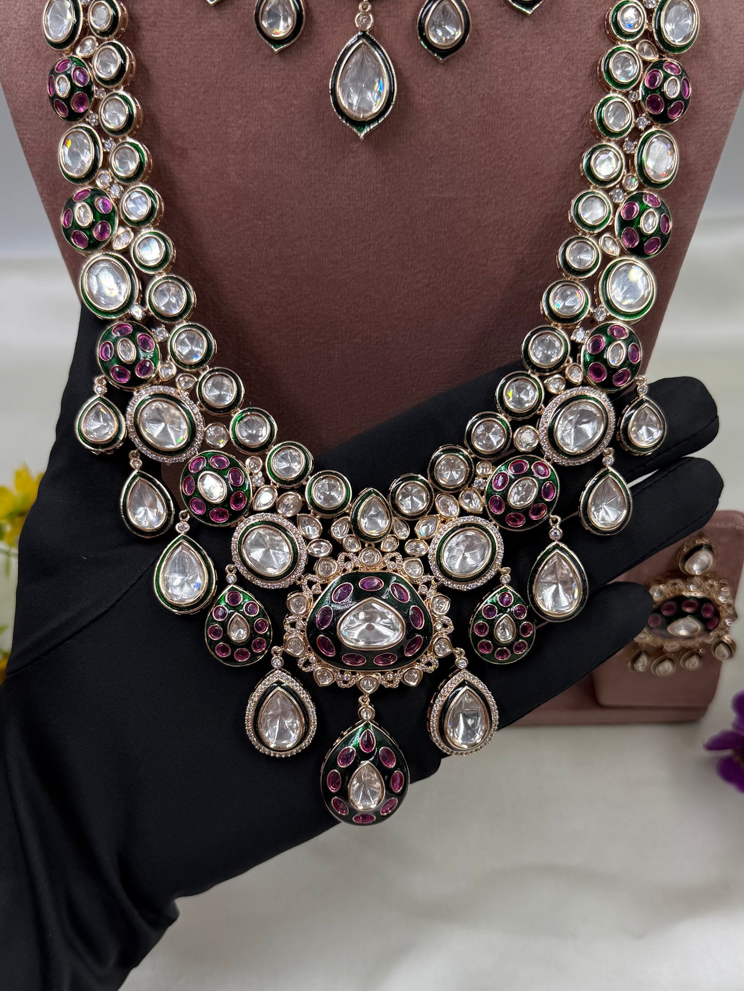 Suchita Moissanite Premium Semi Bridal Set