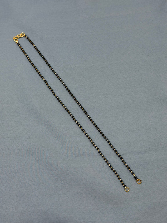 18 Inches Black Beads Chain