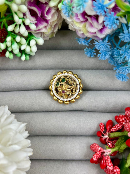 Heena Heritage Finger Ring (Adjustable)