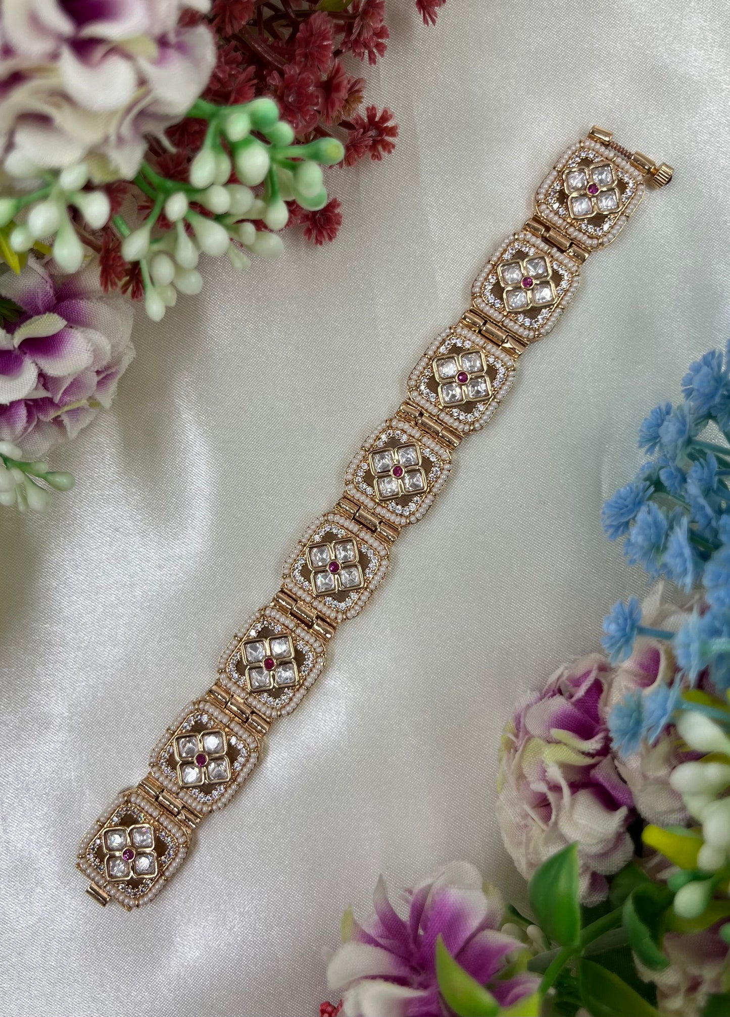 Meenakshi Moissanite Bracelet