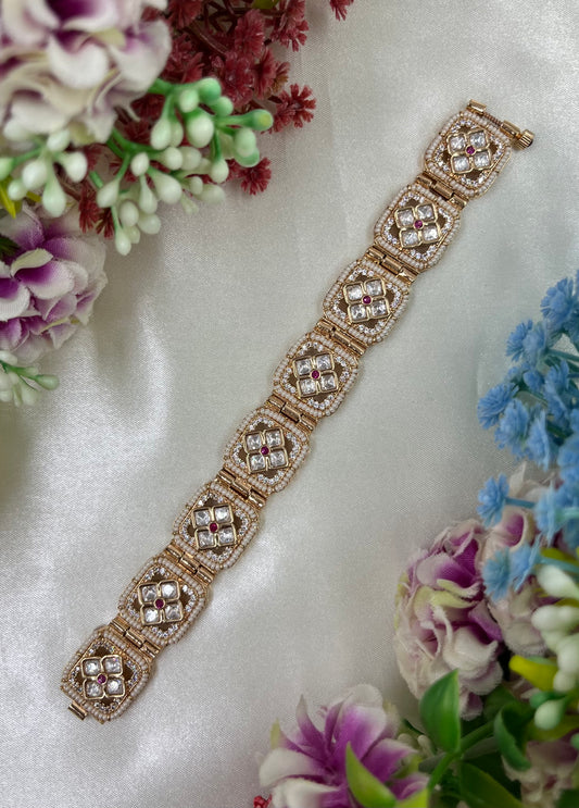 Meenakshi Moissanite Bracelet