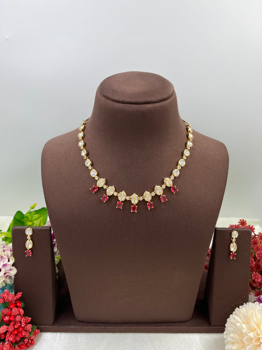 Shreya Moissanite Necklace