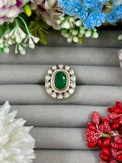 Zayla Moissanite Ring (Adjustable)