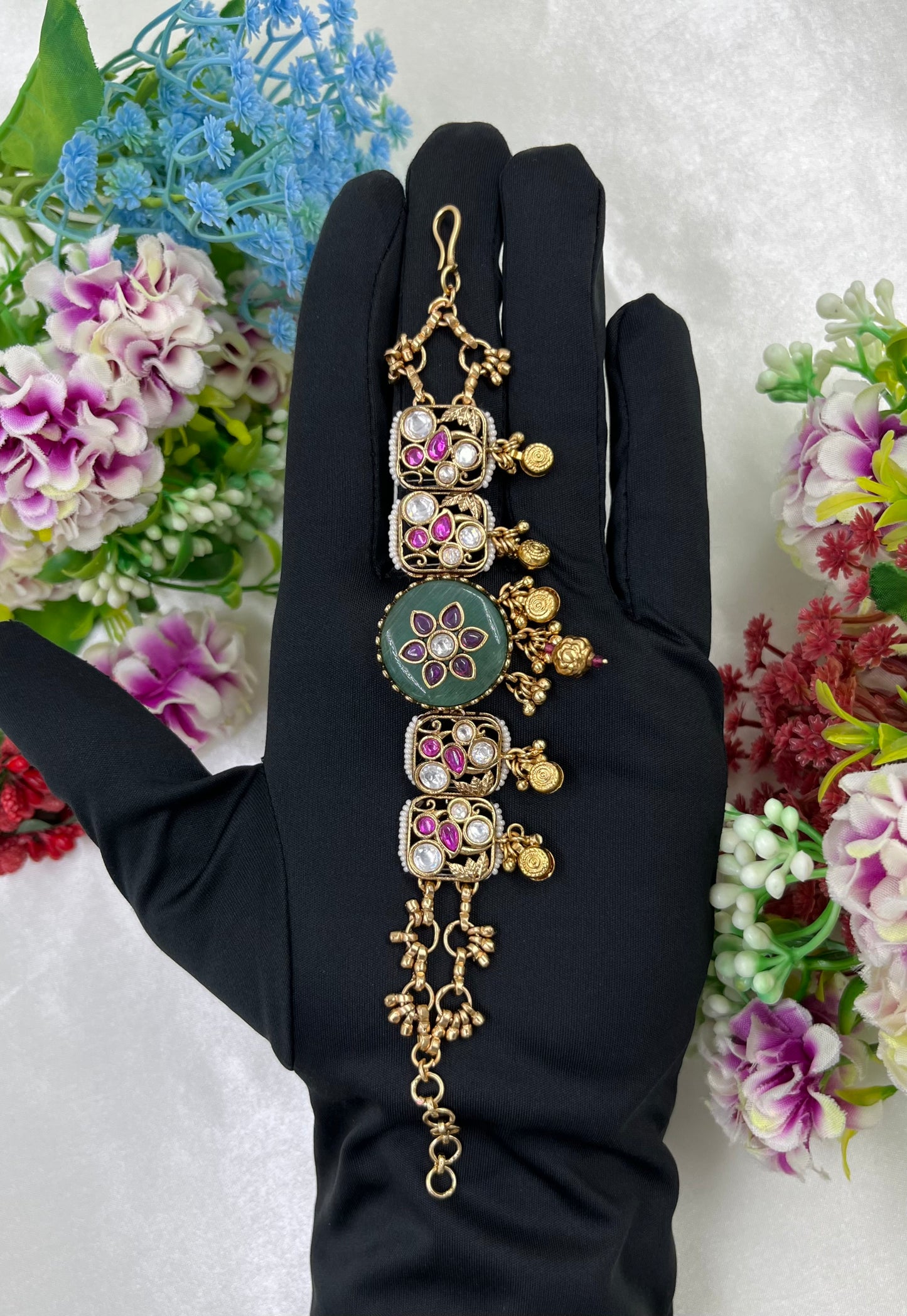 Gopika Brass Heritage Bracelet