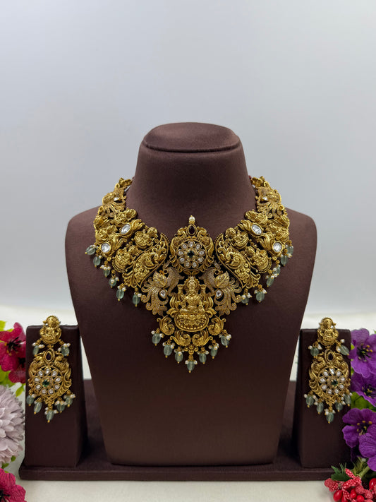 Trupti Premium South Indian Temple Necklace Set