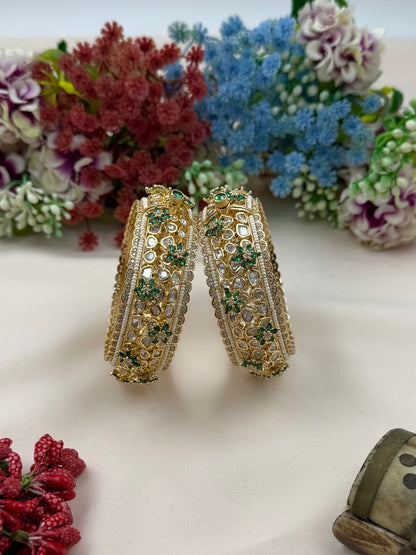 Karishma Moissanite Bangles (Openable)