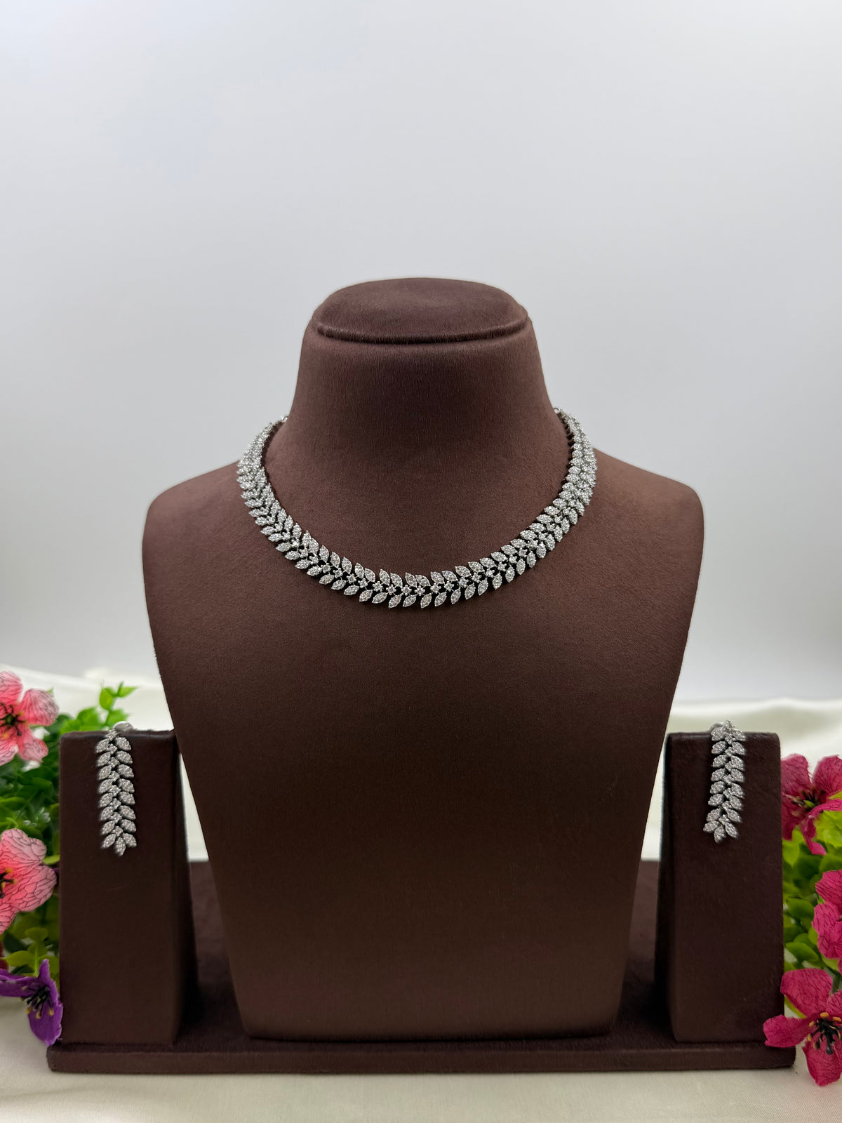 Rishika American Diamond Necklace Set
