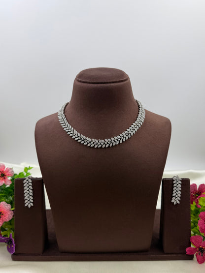 Rishika American Diamond Necklace Set