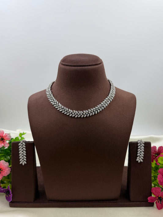 Rishika American Diamond Necklace Set