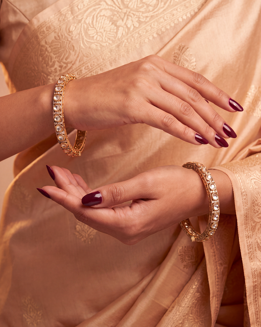 Rohika Premium Moissanite Bangles (Openable)