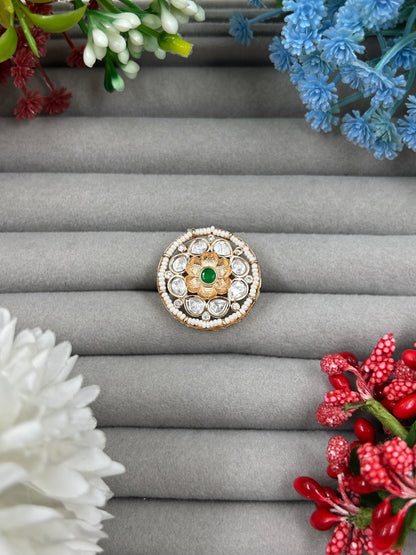 Grace Moissanite Ring (Adjustable)