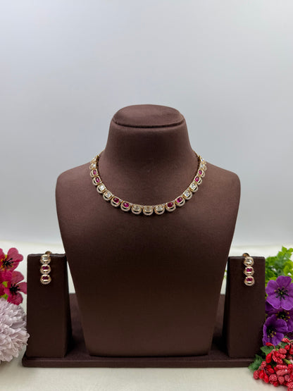 Manasi Moissanite Delicate Necklace