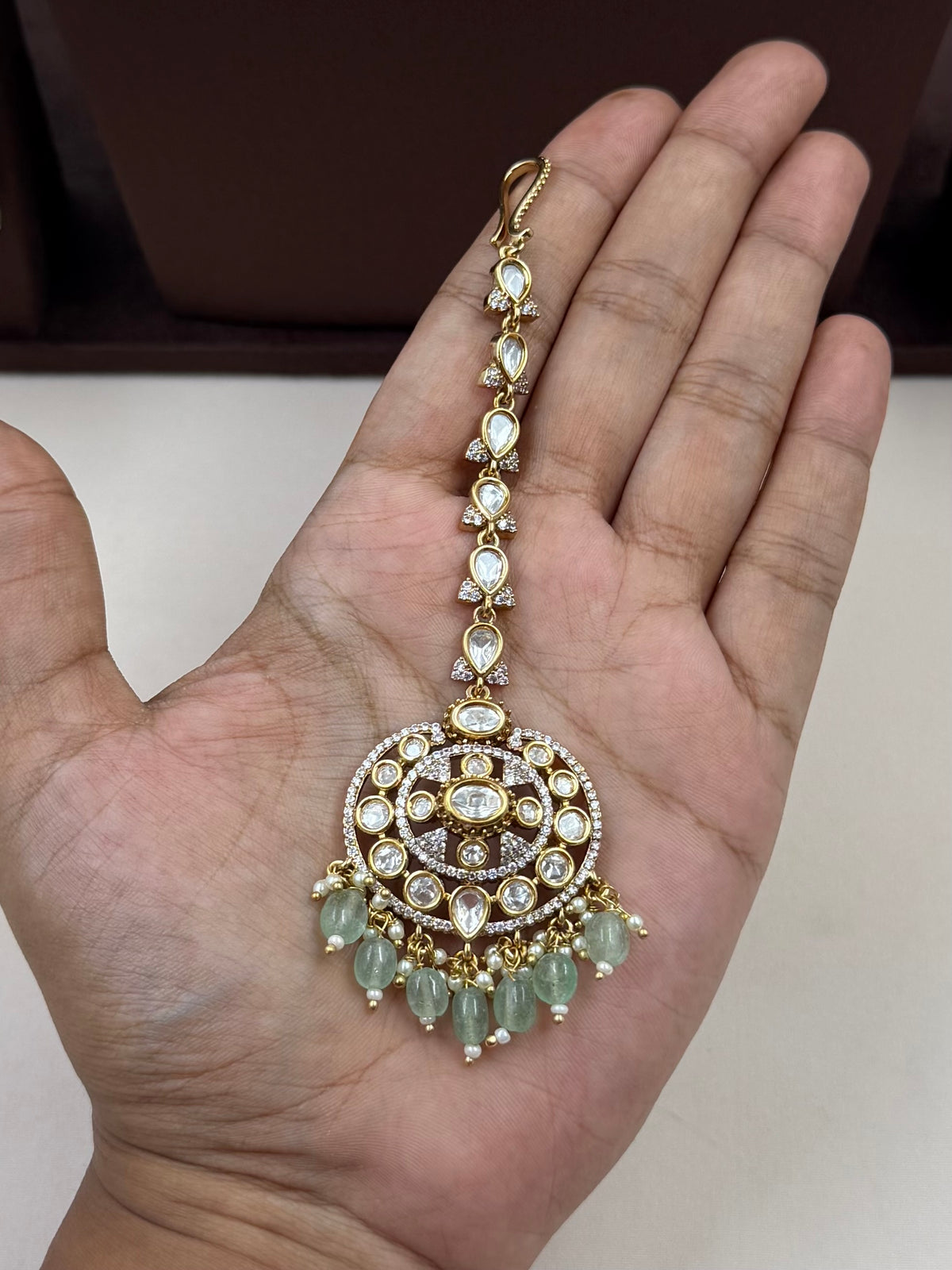 Ritvika Moissanite Polki Choker Necklace Set