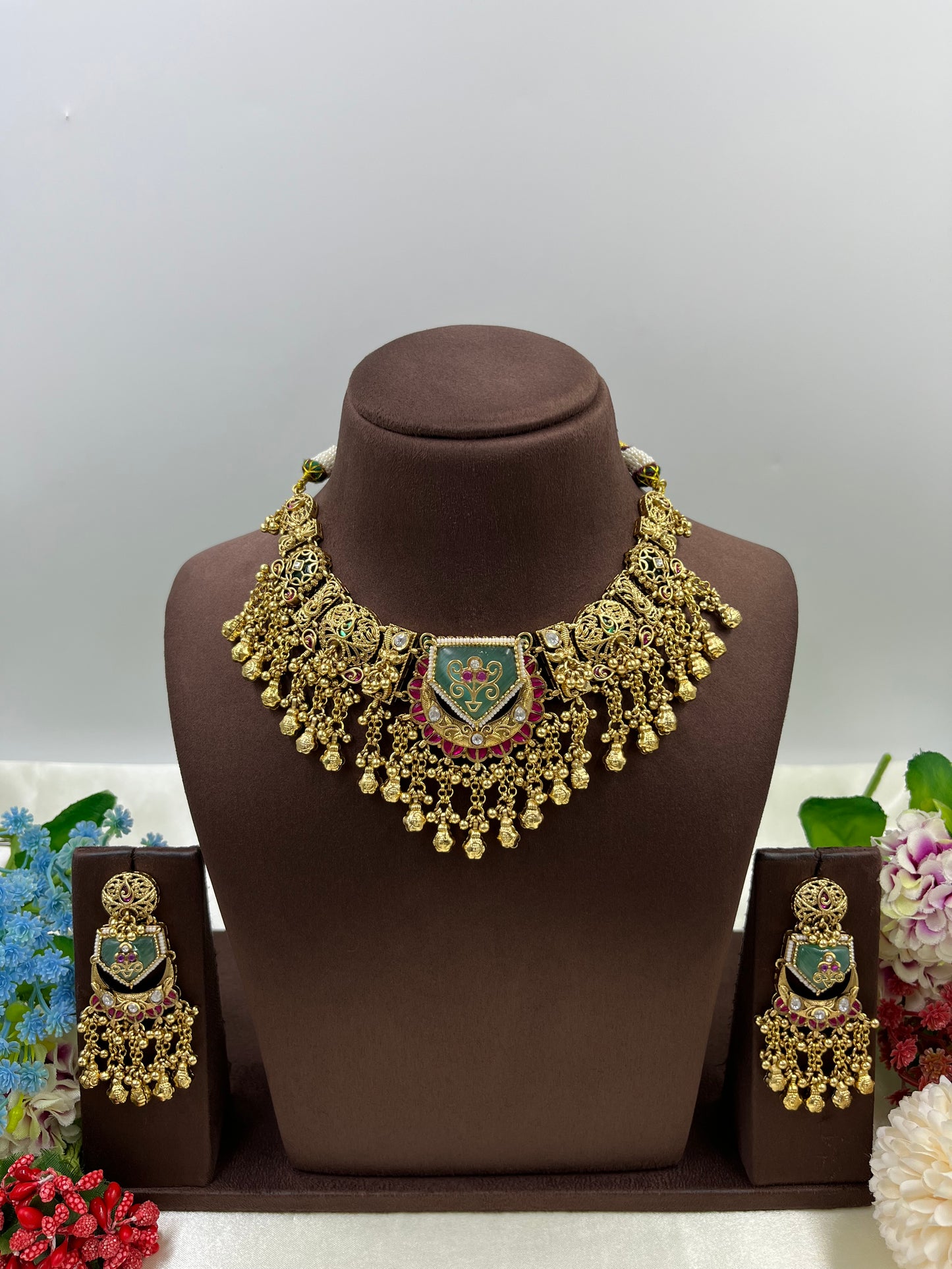 Bhanu Chorski Antique Gold Necklace