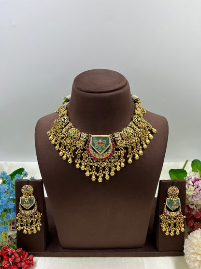 Bhanu Chorski Antique Gold Necklace