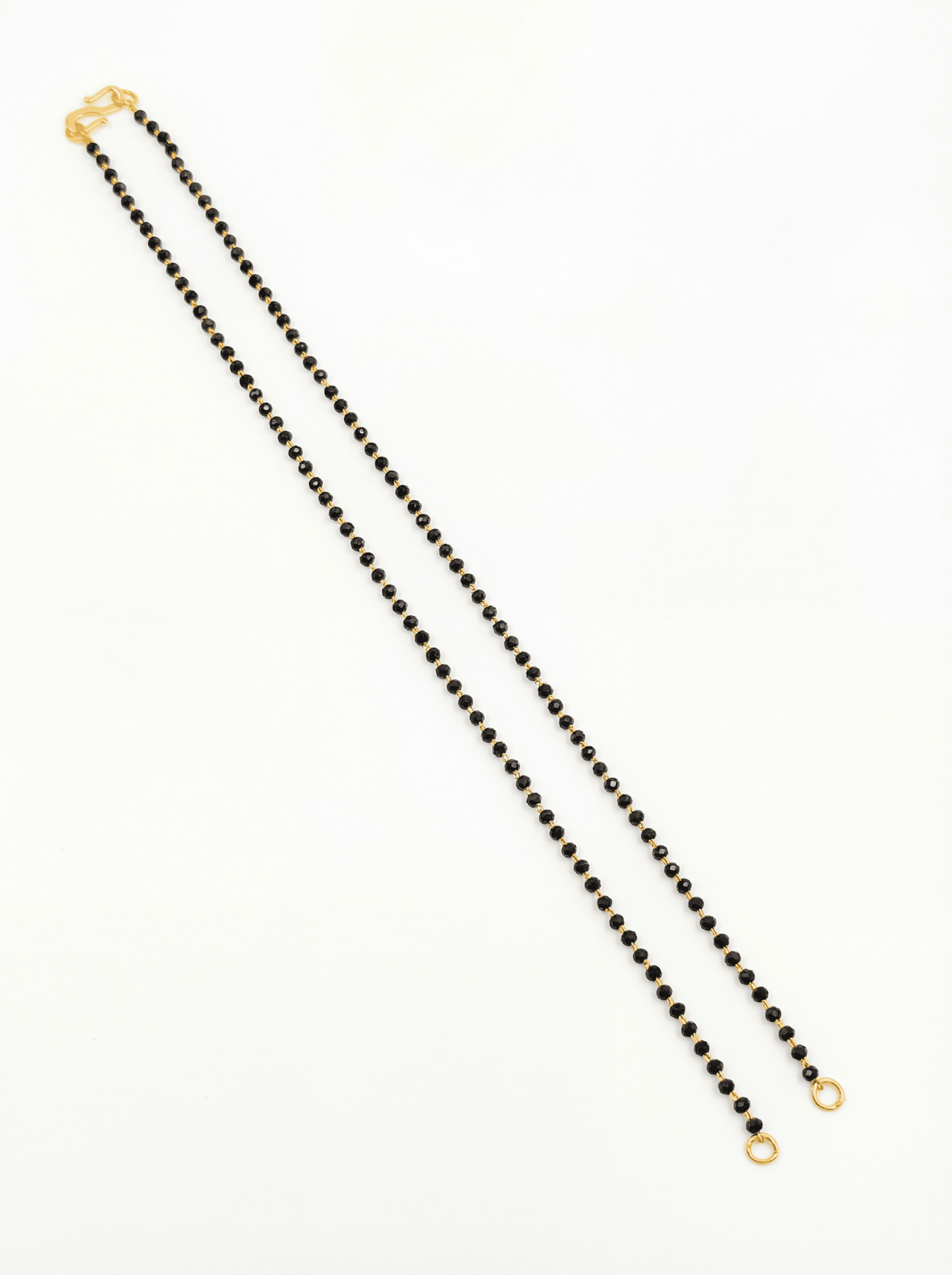 18 Inches Black Beads Chain