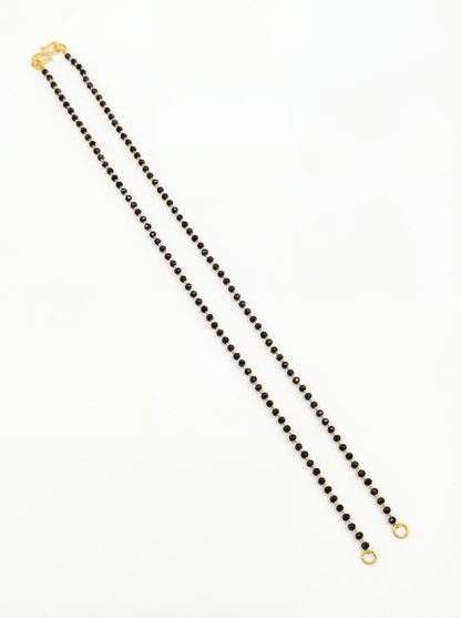 18 Inches Black Beads Chain