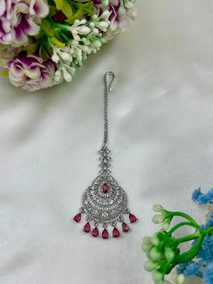 Disha American Diamond Mang Tika