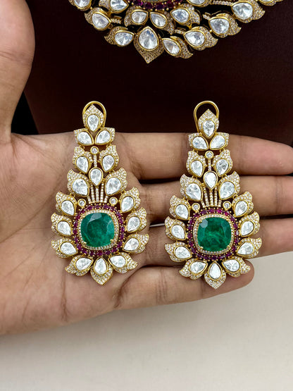 Abhilasha Jaipuri Kundan Necklace Set