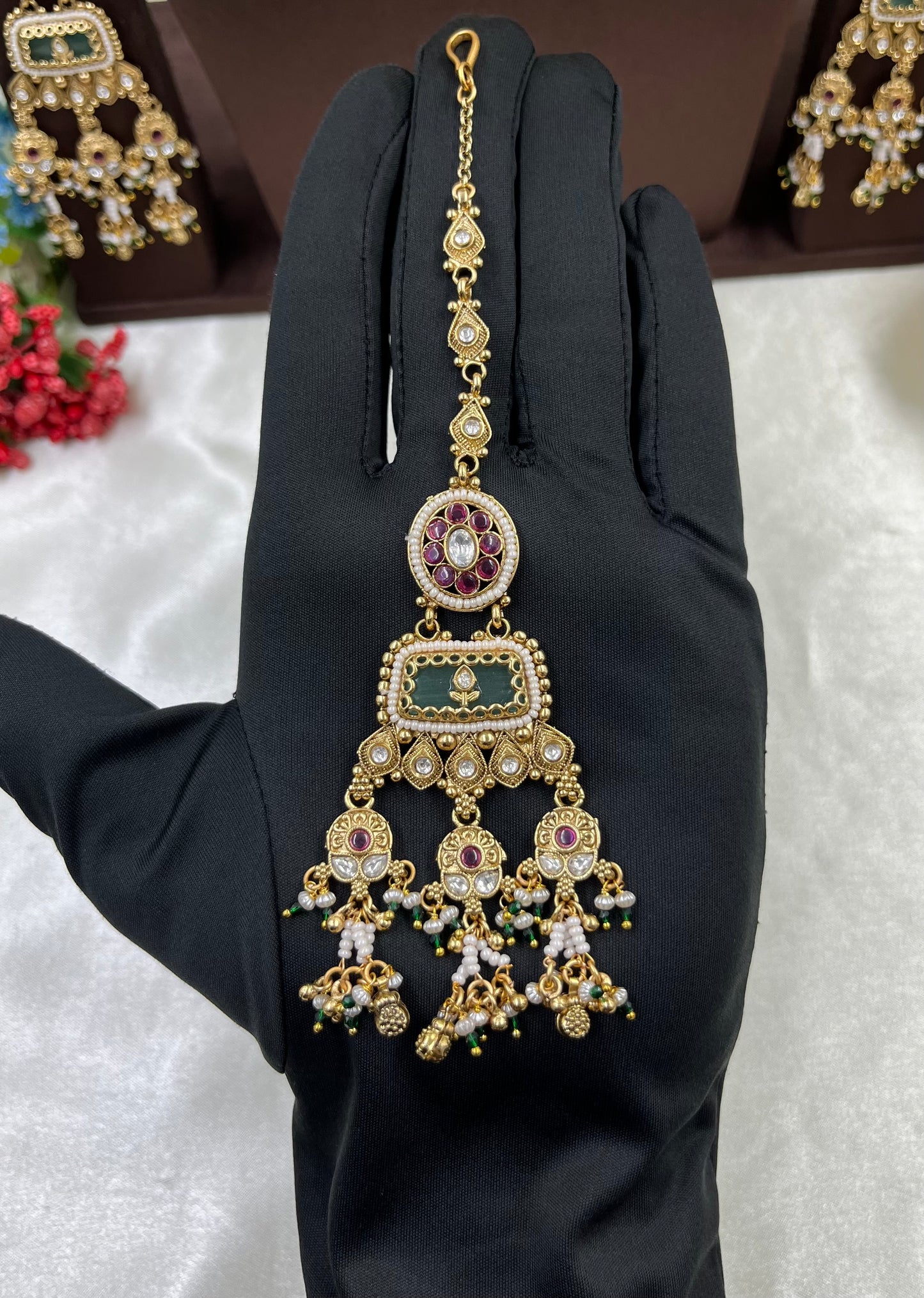 Alia Heritage Antique Gold Necklace