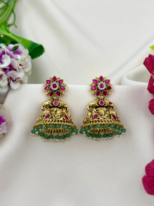 Vedika South Temple Jhumka