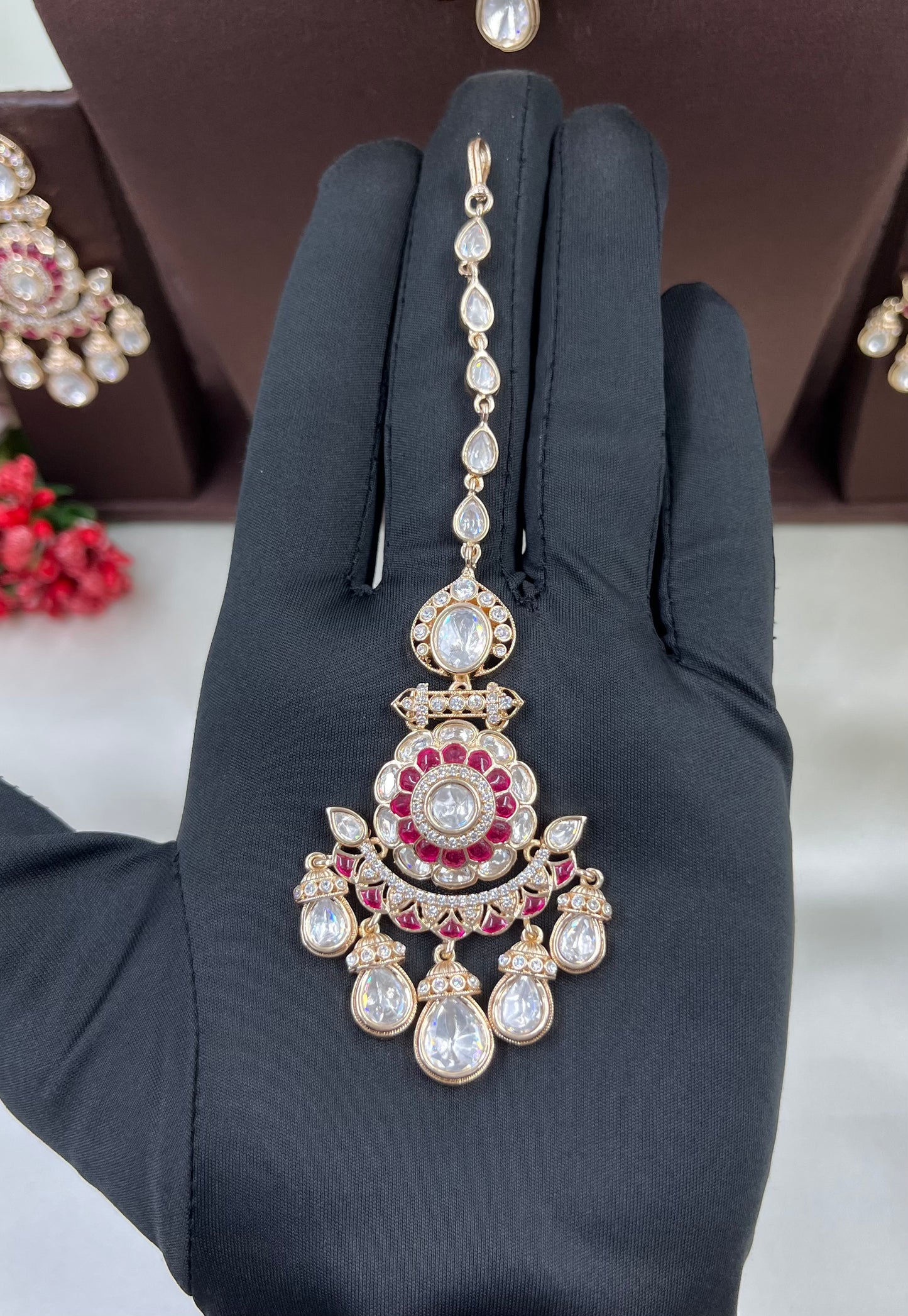 Diya Moissanite Choker Necklace