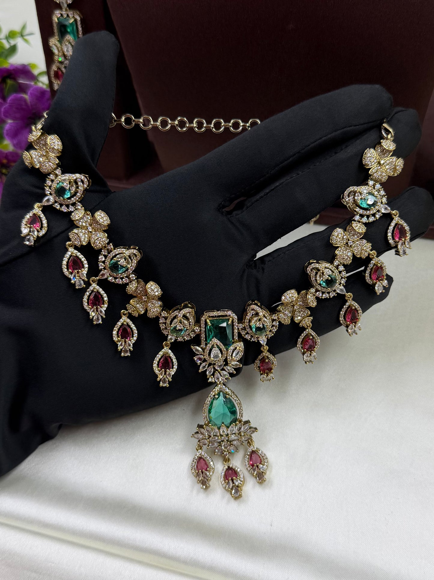 Megha Victorian Premium Necklace