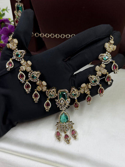 Megha Victorian Premium Necklace