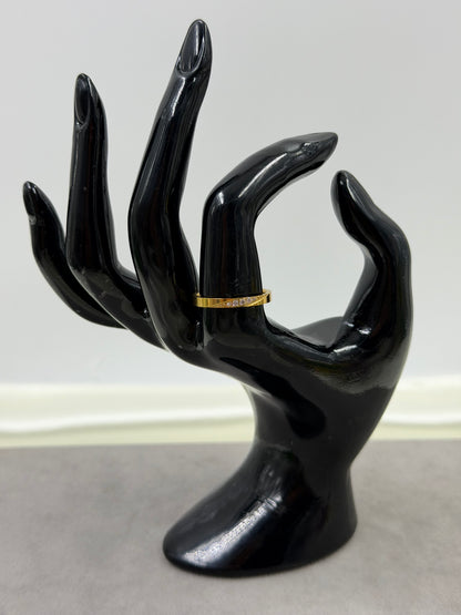 Octavia Anti-Tarnish Stainless Steel Ring