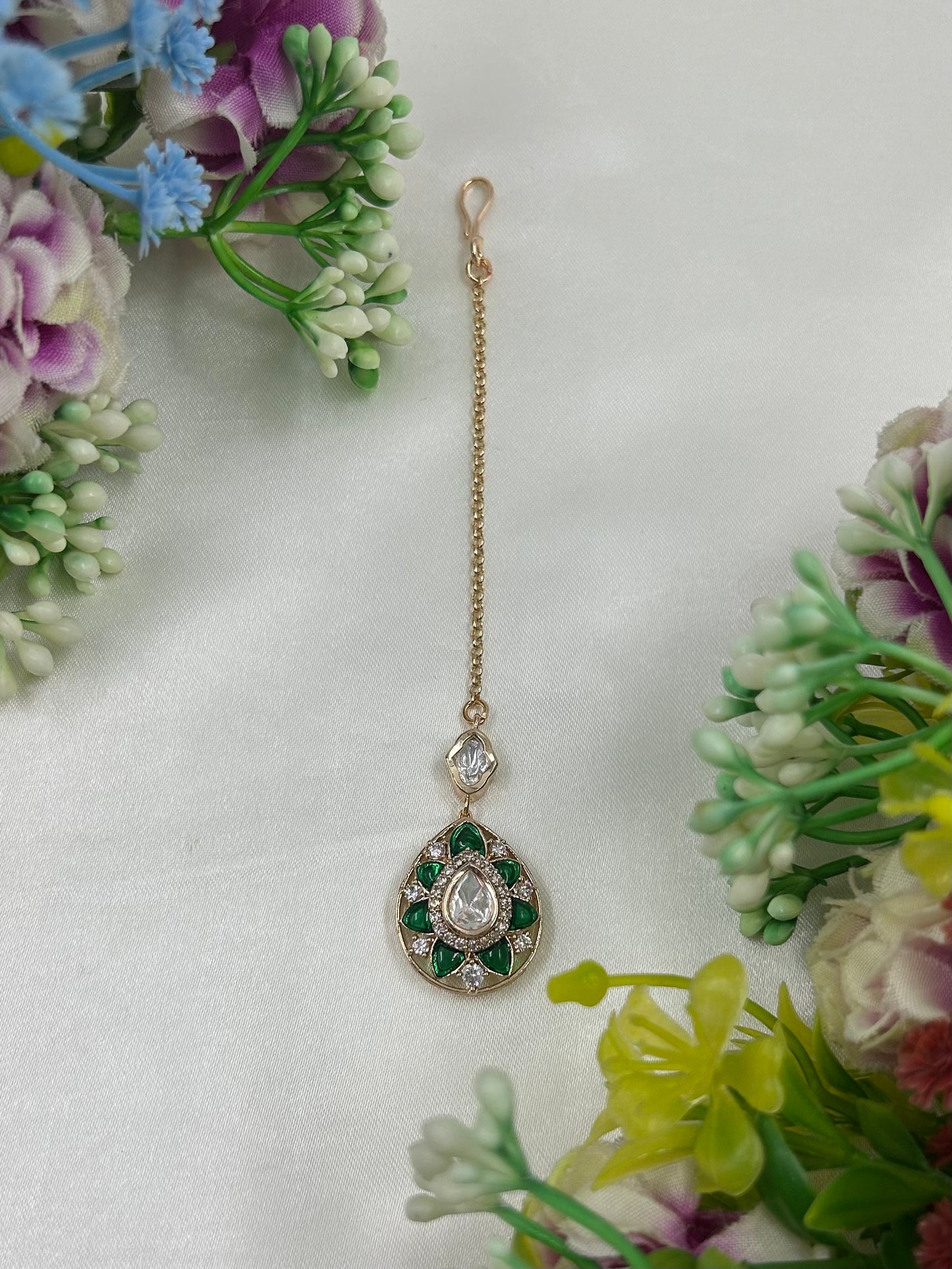 Taniya Moissanite Mang Tika