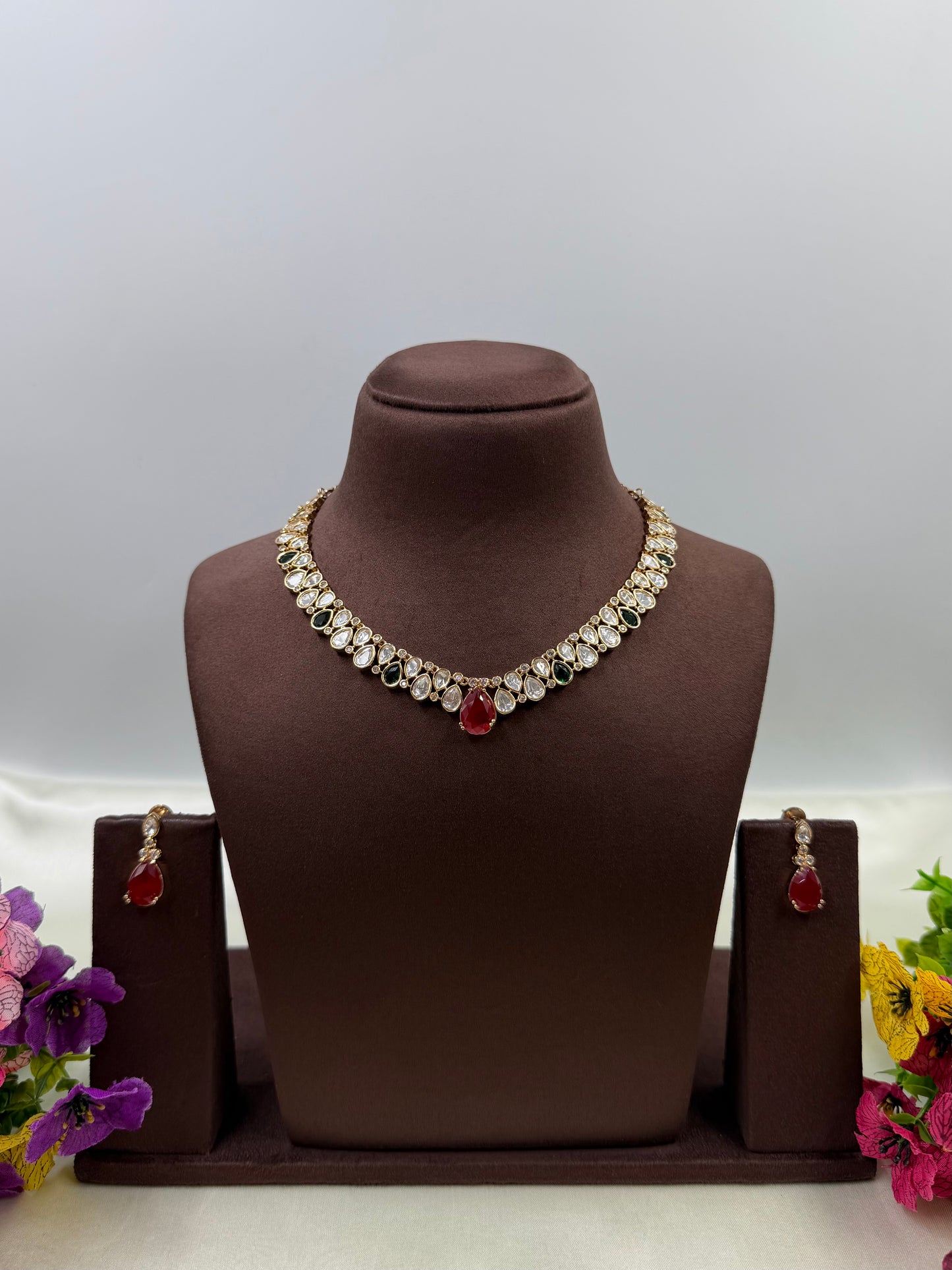 Komal Moissanite Delicate Necklace