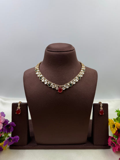 Komal Moissanite Delicate Necklace