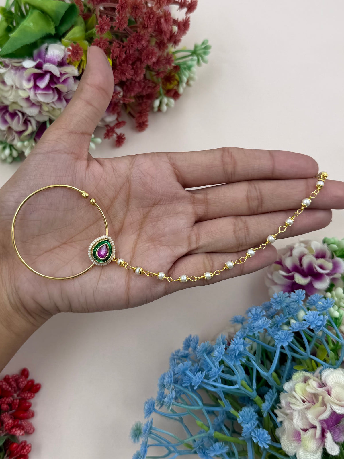 Uma Traditional Indian Nose Ring
