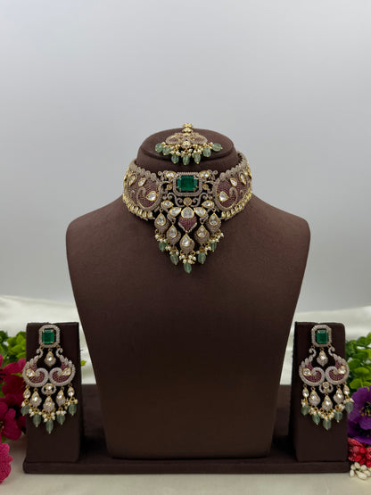 Khushali Jaipuri Choker Set