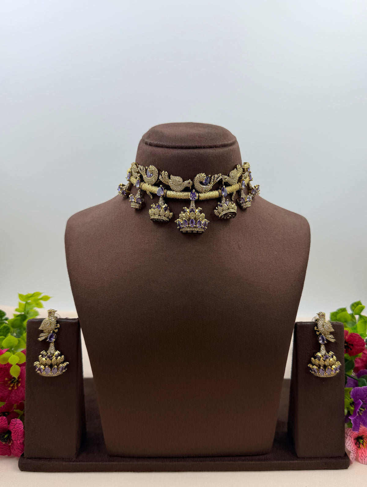 Reet Victorian Choker Necklace Set