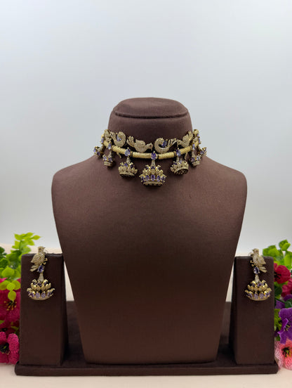 Reet Victorian Choker Necklace Set