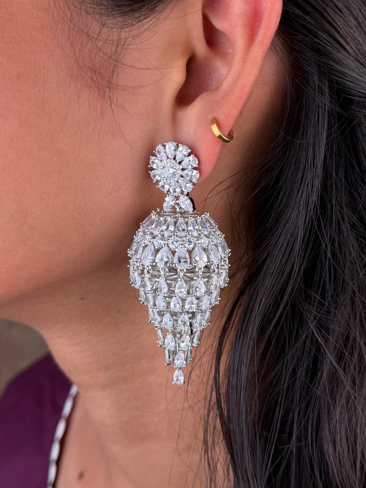 Anne American Diamond Jhumka Earring