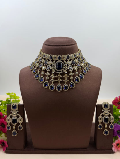 Tanvi Victorian Choker Necklace Set