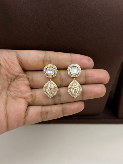 Maheshwari Moissanite Choker Necklace Set