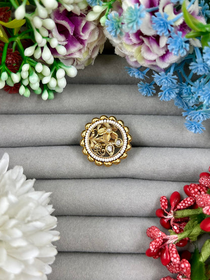 Heena Heritage Finger Ring (Adjustable)