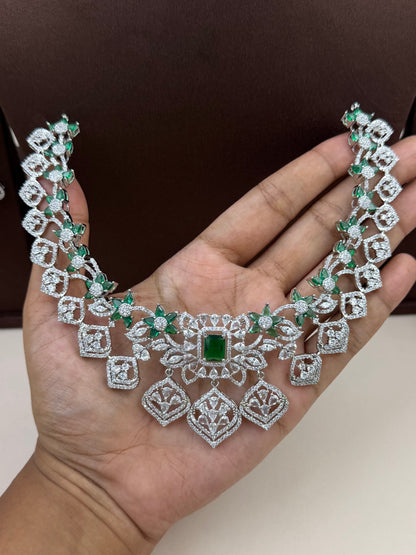 Cynthia American Diamond Necklace Set