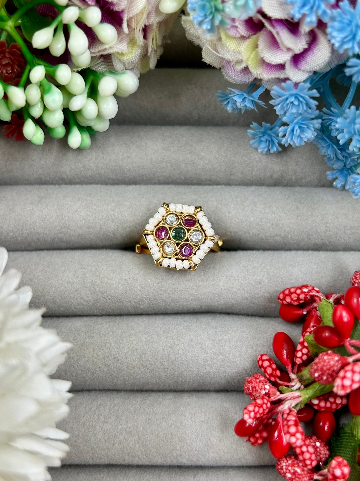 Kartika Traditional Finger Ring (Adjustable)