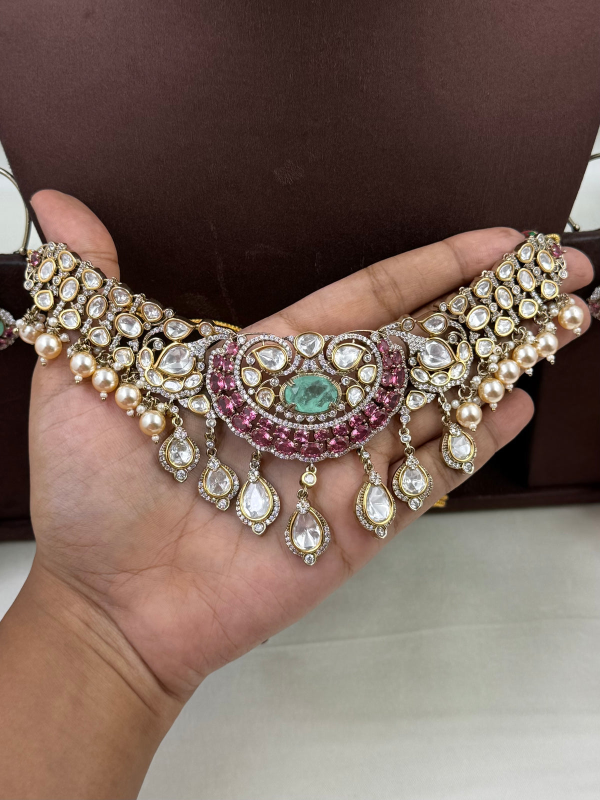 Khyati Victorian Choker Necklace Set
