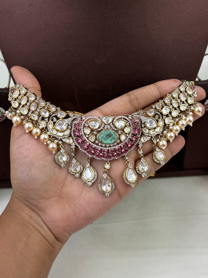 Khyati Victorian Choker Necklace Set
